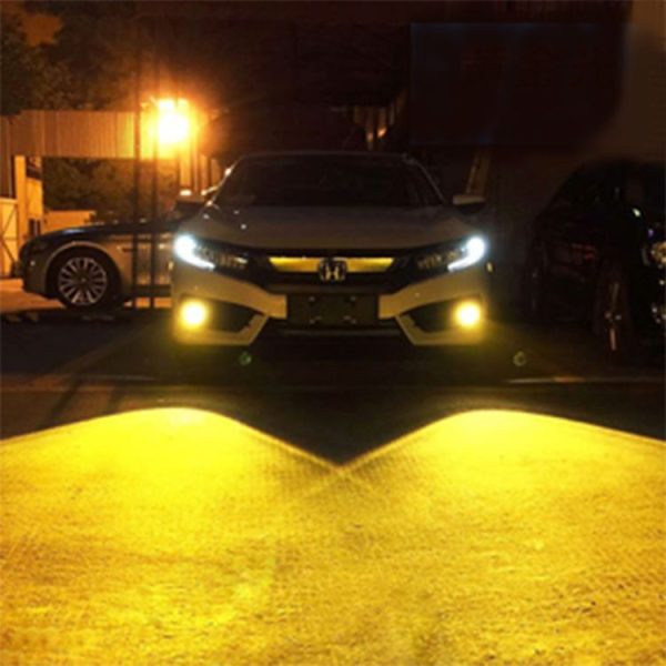 9006 10W 600 LM 3000K Car Fog Lights with 20 SMD-2835 LED Lamps, DC 12V (Gold Light) - Image 7
