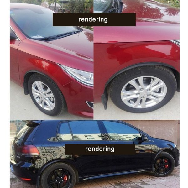 2 PCS Car Auto Rubber Fender Guard Protection Strip Scratch Protector Sticker, Size: 34*2cm - Image 6