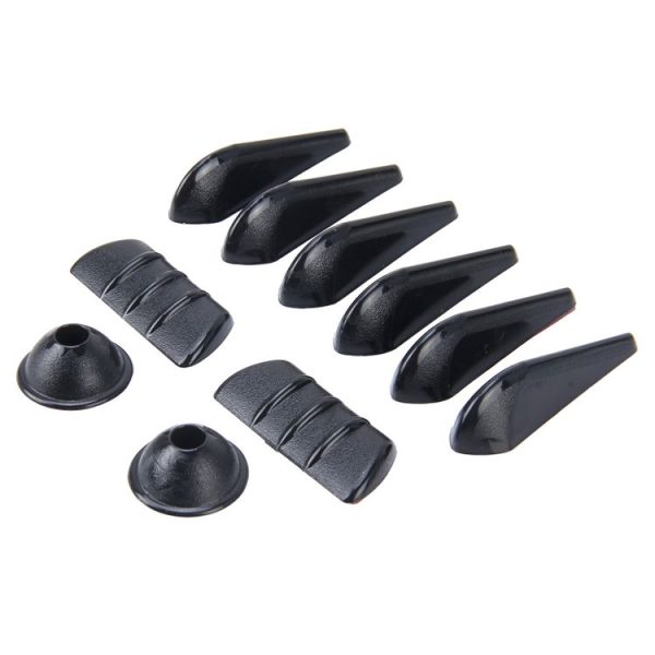 10 PCS Car Exterior Rubber Noise-cancelling Airflow-adjusting Kit - Image 2