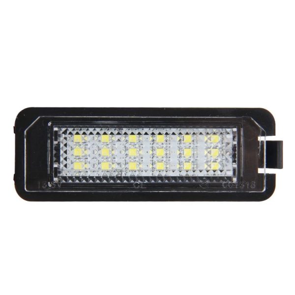 2 PCS License Plate Light with 18 SMD-3528 Lamps for Volkswagen, 2W 120LM, 6000K, DC12V (White Light) - Image 4