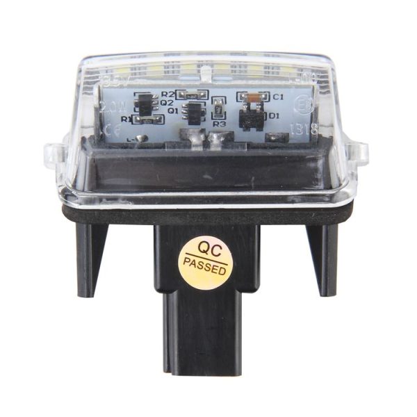2 PCS License Plate Light with 18 SMD-3528 Lamps for Toyota, 2W 120LM, 6000K, DC12V (White Light) - Image 4