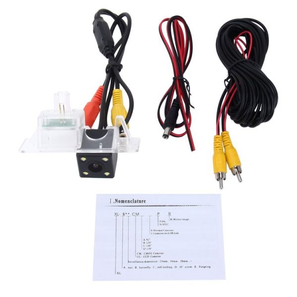 656x492 Effective Pixel NTSC 60HZ CMOS II Waterproof Car Rear View Backup Camera With 4 LED Lamps for Volkswagen 2015 / 2016 Version Touareg 2015 / 2016 Version Sharan - Image 5