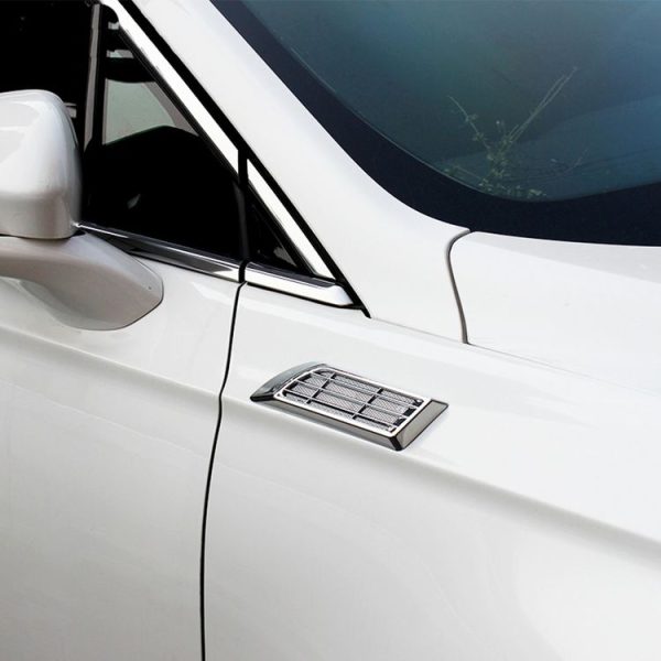 2 PCS Car Body Side Solar Decorative Colorful Strobe Warning Outlet Light - Image 11