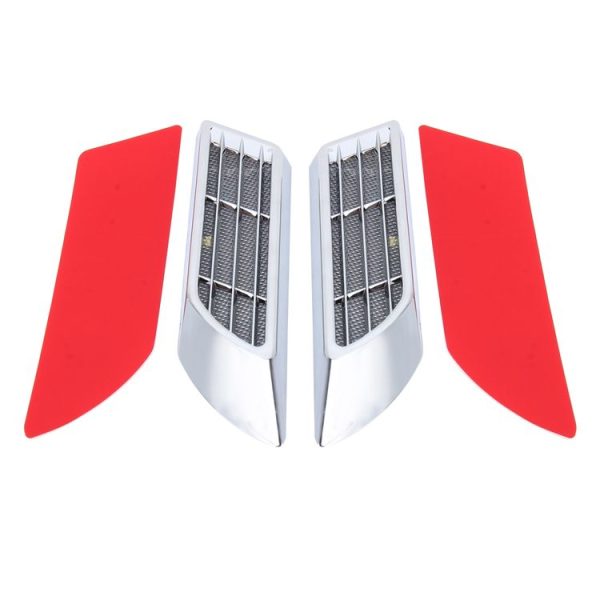 2 PCS Car Body Side Solar Decorative Colorful Strobe Warning Outlet Light - Image 6