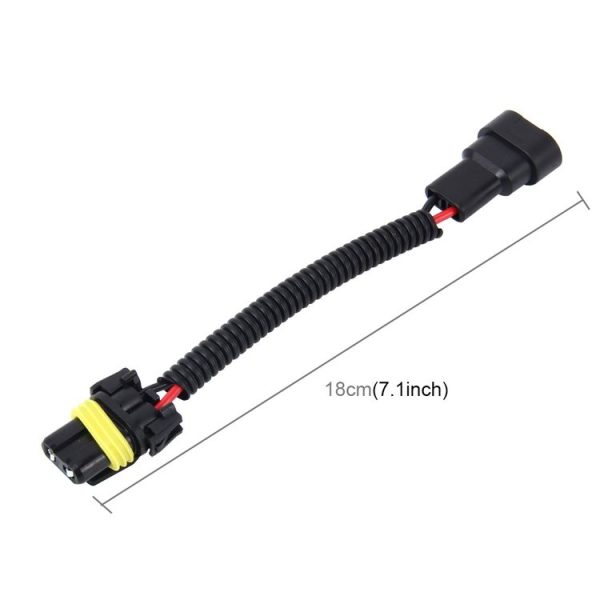 2 PCS 9005 / 9006 Car HID Xenon Headlight Male to Female Conversion Cable - Image 3