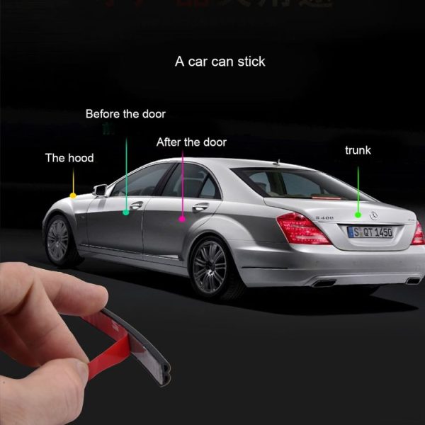 4m B Shape Car Decorative Strip Rubber Chrome Decoration Strip Door Seal Window Seal - Image 11