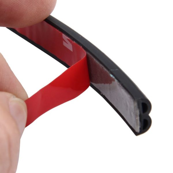 4m B Shape Car Decorative Strip Rubber Chrome Decoration Strip Door Seal Window Seal - Image 4