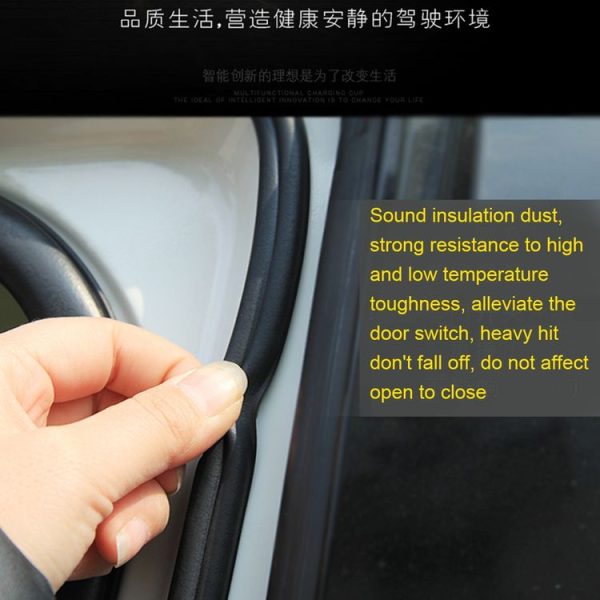 4m B Shape Car Decorative Strip Rubber Chrome Decoration Strip Door Seal Window Seal - Image 6