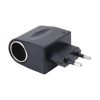 6W Vehicle Power Inverters 220V AC / DC to 12V DC with Car Cigarette Lighter Socket Adapter Converter Vehicle Amplifier Power Output: DC 12V 500mA (EU Plug) - Image 2