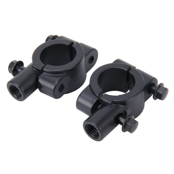 2pcs Electromobile Motorcycle Bike Universal ABS Rearview Mirror Holder