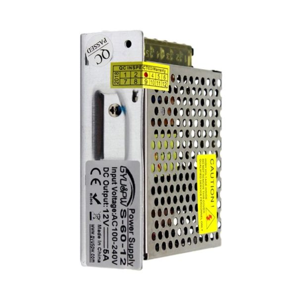 S-60-12 60W AC110 / 220V to DC 12V 5A Power Inverter Power converter - Image 2