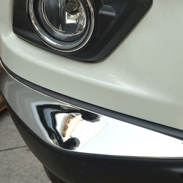 2 PCS Universal Car Auto Plastic Body Bumper Guard Protector Strip Sticker (Silver) - Image 7