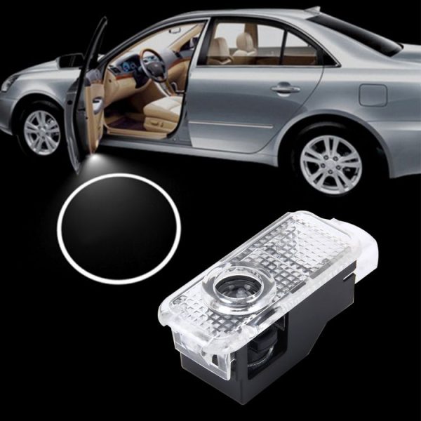 2 PCS LED Car Door Welcome Logo Car Brand 3D Shadow Light for Audi - Image 5