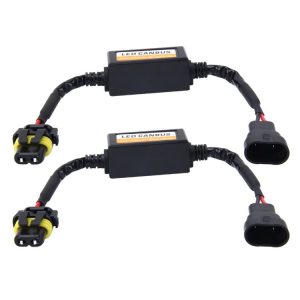 2 PCS 9005 / 9006 / 9012 Car Auto LED Headlight Canbus Warning Error-free Decoder Adapter for DC 9-36V / 20W-40W