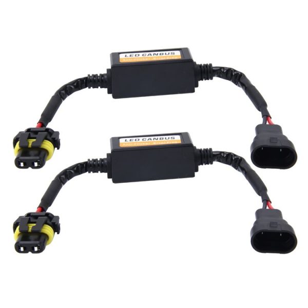 2 PCS 9005 / 9006 / 9012 Car Auto LED Headlight Canbus Warning Error-free Decoder Adapter for DC 9-36V / 20W-40W