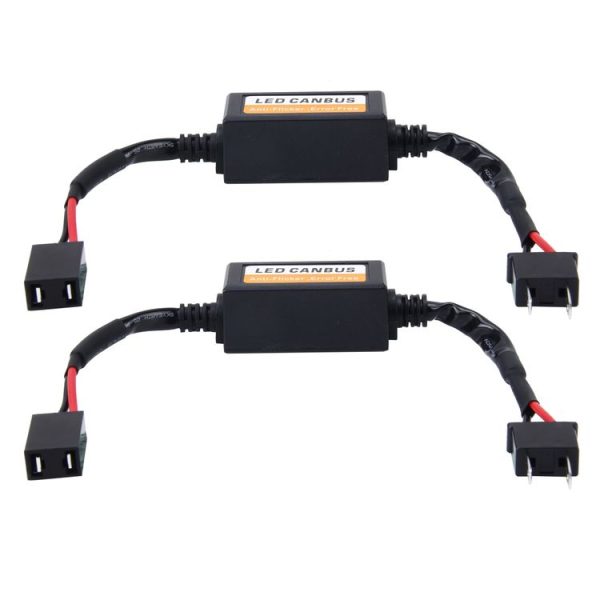 2 PCS H7 Car Auto LED Headlight Canbus Warning Error-free Decoder Adapter for DC 9-16V / 20W-40W - Image 2