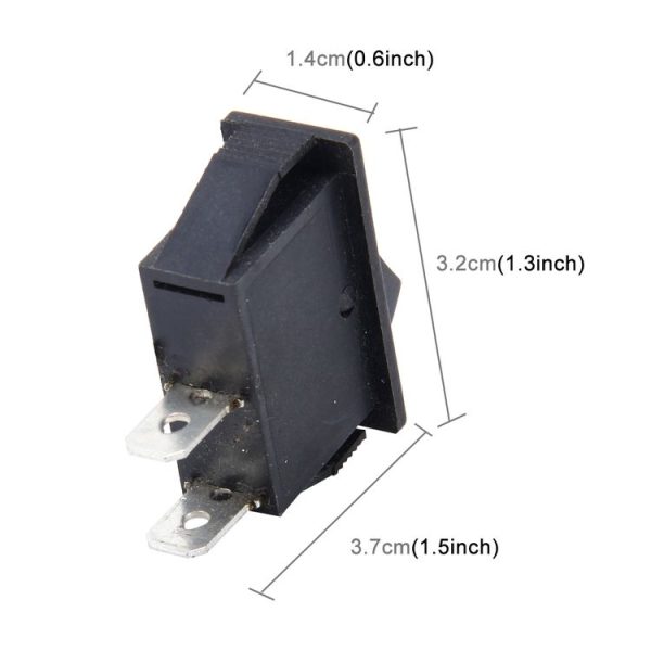10 PCS Car Auto Universal DIY 2 Pin Boat Cap OFF- ON Push Button - Image 3