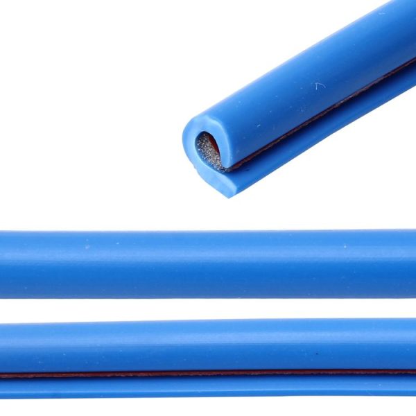 5m Car Decorative Strip PVC Chrome Decoration Strip Door Seal Window Seal (Blue) - Image 3