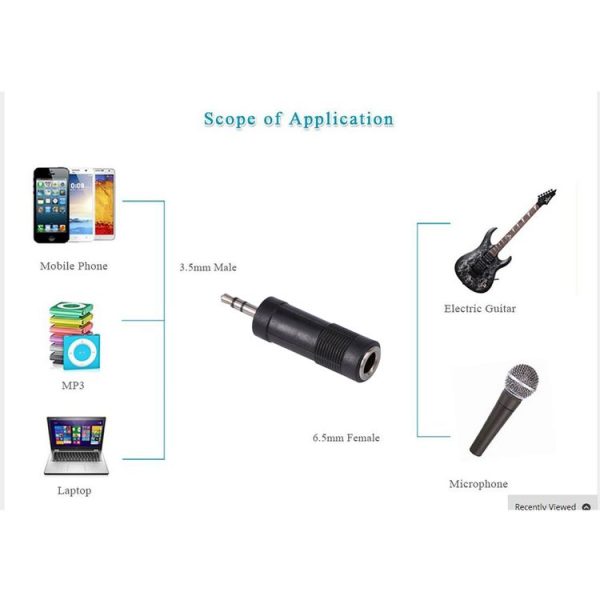 2 PCS 6.35mm to 3.5mm + 4 PCS 3.5mm to 6.35mm Male to Female Plug Stereo Audio Cable Adapt - Image 6