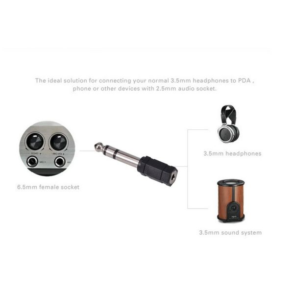 2 PCS 6.35mm to 3.5mm + 4 PCS 3.5mm to 6.35mm Male to Female Plug Stereo Audio Cable Adapt - Image 7