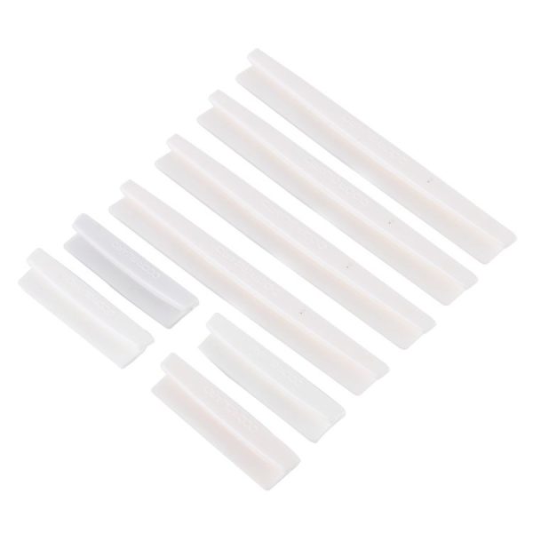 FR JG-031 8 PCS Rubber Car Side Door Edge Protection Guards Cover Trims Stickers (White) - Image 2