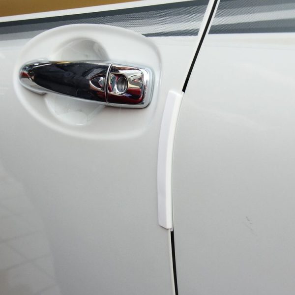 FR JG-031 8 PCS Rubber Car Side Door Edge Protection Guards Cover Trims Stickers (White) - Image 8