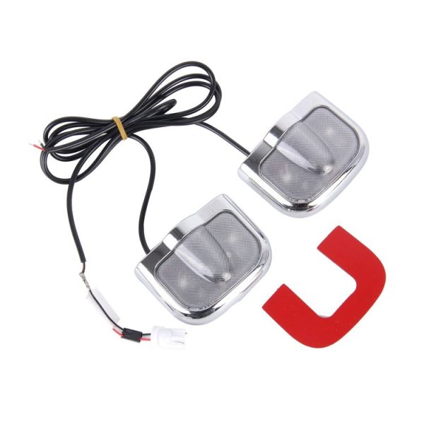 2 PCS LED Car Door Welcome Logo Car Brand Shadow Light Laser Projector Lamp for Volvo (Silver) - Image 5