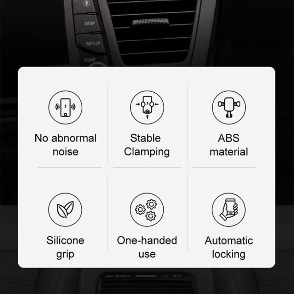 JOYROOM JR-OK3 Car New Mouse Phone Holder (Black) - Image 8