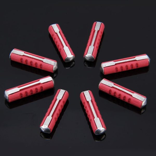 100 PCS Car Auto Fuse European Automotive Fuse (16A Red) - Image 2