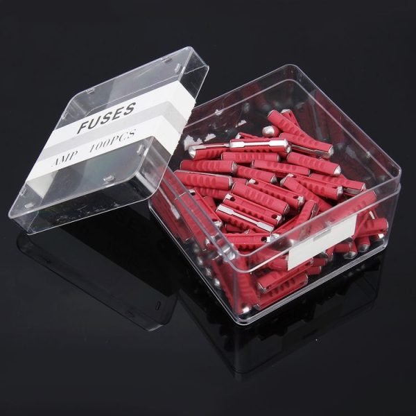 100 PCS Car Auto Fuse European Automotive Fuse (16A Red) - Image 3