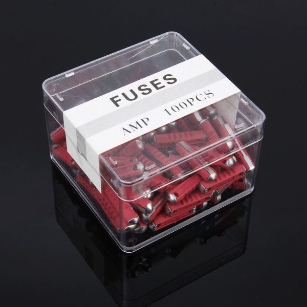 100 PCS Car Auto Fuse European Automotive Fuse (16A Red) - Image 5
