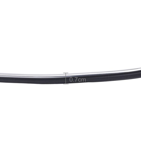 5m Flexible Trim For DIY Automobile Car Interior Exterior Moulding Trim Decorative Line Strip with Film Scraper (Silver) - Image 4
