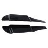 2 PCS Car Auto Universal Rubber Reversing Rearview Mirror Rain Baffle Plate (Black) - Image 2
