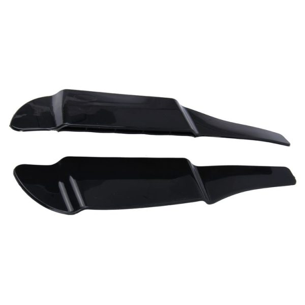 2 PCS Car Auto Universal Rubber Reversing Rearview Mirror Rain Baffle Plate (Black) - Image 2
