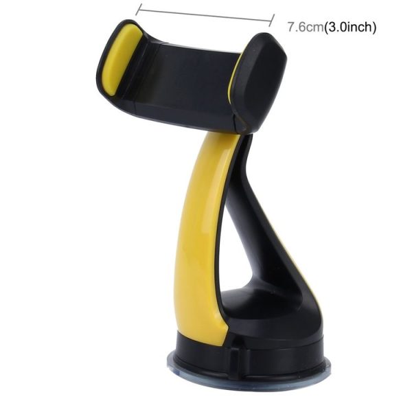 Car Auto Universal Dashboard Double Layer PU Base Phone Mount Holder, For iPhone, Galaxy, Huawei, Xiaomi, Sony, LG, HTC, Google and other Smartphones and GPS Length between 3.0inch and 3.6inch - Image 2