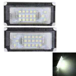 2 PCS License Plate Light with 18 SMD-3528 Lamps for BMW Mini COOPER R50 / R52 / R53 (White Light)