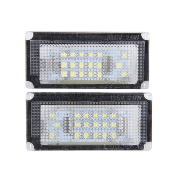 2 PCS License Plate Light with 18 SMD-3528 Lamps for BMW Mini COOPER R50 / R52 / R53 (White Light) - Image 2
