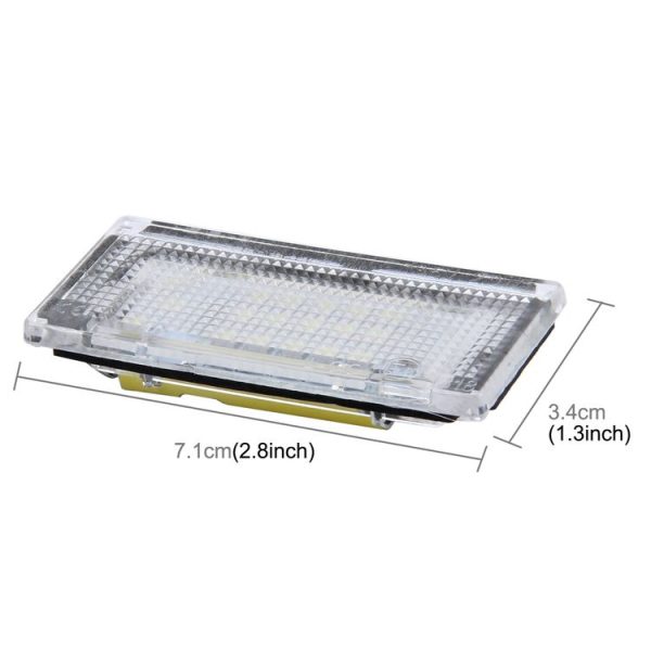 2 PCS License Plate Light with 18 SMD-3528 Lamps for BMW Mini COOPER R50 / R52 / R53 (White Light) - Image 3