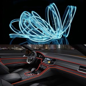 3m Cold Light Flexible LED Strip Light For Car Decoration (Ice Blue Light)