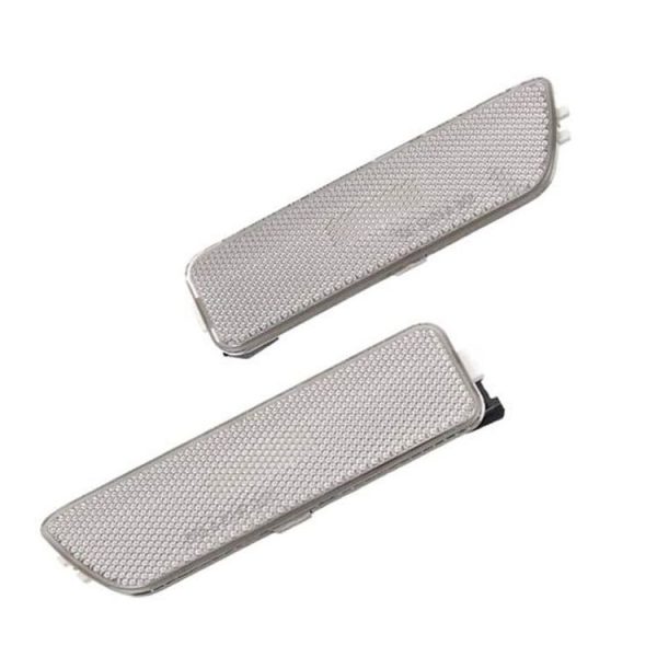 2 PCS Front Bumper Clearance Lights Housing without Bulb Replacement 1JM945071 / 1JM945072 for VW Golf / Jetta 1999-2005 (Grey) - Image 2