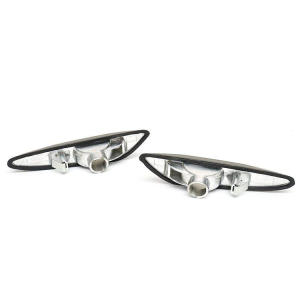 2 PCS Car Side Marker Lights / Turn Signal Lights Housing without Bulbs 63 13 7 165 742 / 63 13 7 165 741 for BMW E90 E91 E92 E93 2006-2011 (Grey) - Image 3