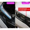 2 PCS 30cm DC12V 4.2W Ultra-thin Car Auto Double Colors Turn Lights / Running Lights, with LED SMD-2835 Lamp Beads (Turn Lights: Yellow Light; Running Lights: White Light) - Image 9