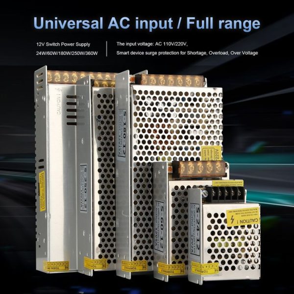 S-24W-12 24W AC 220V to DC 12V 2A Car Regulated Switching Power Supply - Image 3
