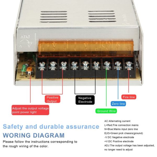 S-24W-12 24W AC 220V to DC 12V 2A Car Regulated Switching Power Supply - Image 6