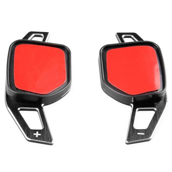 Car Modification Aluminum Paddle Shift Extensions for Audi A1-A7 / Q5 Steering Wheel Gear Shifters - Image 2