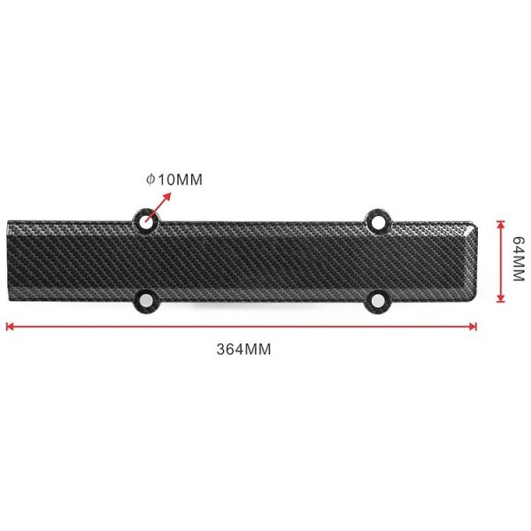 ABS Carbon Fiber Look Valve Cover Spark Plug Insert for Honda - Image 3