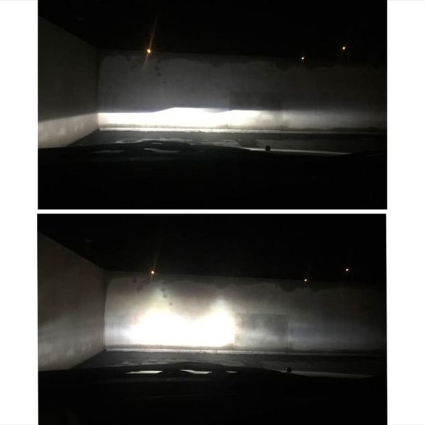 2 PCS S2 H1 18W 6000K 1800LM IP65 2 COB LED Car Headlight Lamps, DC 9-30V (Cool White) - Image 11
