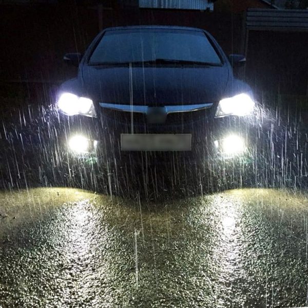 2 PCS S2 H1 18W 6000K 1800LM IP65 2 COB LED Car Headlight Lamps, DC 9-30V (Cool White) - Image 12