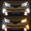 2 PCS 45cm DC12V 5W Ultra-thin Waterproof Car Auto Double Colors Turn Lights / Running Lights SMD-2835 LED Bulbs (Turn Lights: Yellow Light; Running Lights: White Light) - Image 11