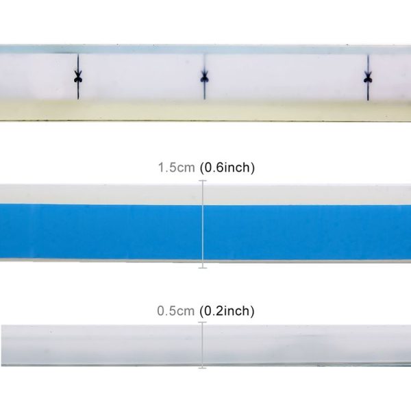 2 PCS 45cm DC12V 5W Ultra-thin Waterproof Car Auto Double Colors Turn Lights / Running Lights SMD-2835 LED Bulbs (Turn Lights: Yellow Light; Running Lights: White Light) - Image 4
